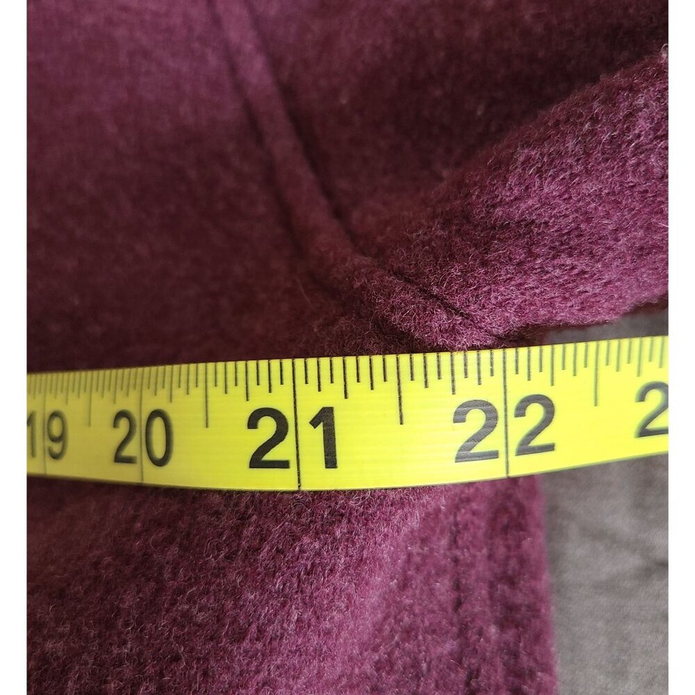 Woolrich Women's Peacoat Size Medium Double-Breasted Purple Wool Blend - Picture 12 of 13